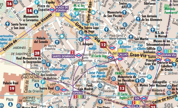 Produktbild: Madrid, Borch Map