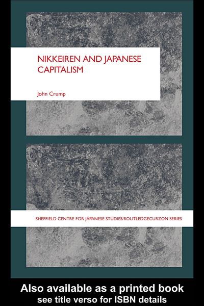 Produktbild: Nikkeiren and Japanese Capitalism
