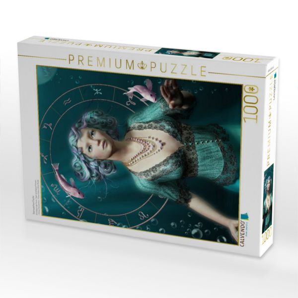 Produktbild: CALVENDO Puzzle Sternzeichen Fische | 1000 Teile Lege-Gr&ouml;&szlig;e 64x48cm Foto-Puzzle f&uuml;r gl&uuml;ckliche Stunden