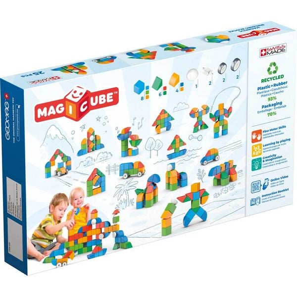 Produktbild: Geomag Magicube Shapes Little World 25
