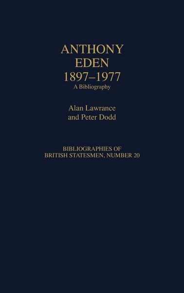 Produktbild: Anthony Eden, 1897-1977