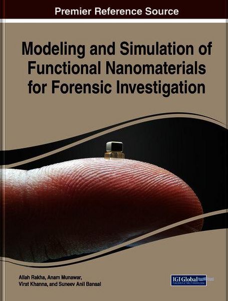 Produktbild: Modeling and Simulation of Functional Nanomaterials for Forensic Investigation