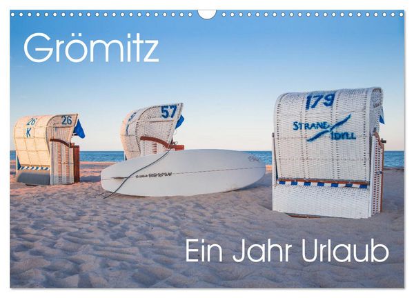 Grömitz - Ein Jahr Urlaub (Wandkalender 2026 DIN A3 quer), CALVENDO Monatskalender