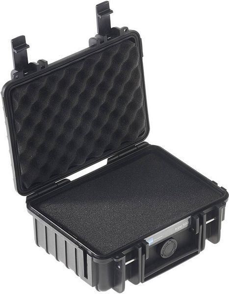 Produktbild: B & W International Outdoor Koffer outdoor.cases Typ 500 2.3 l (B x H x T) 230 x 180 x 90 mm Schwarz 500/B/SI