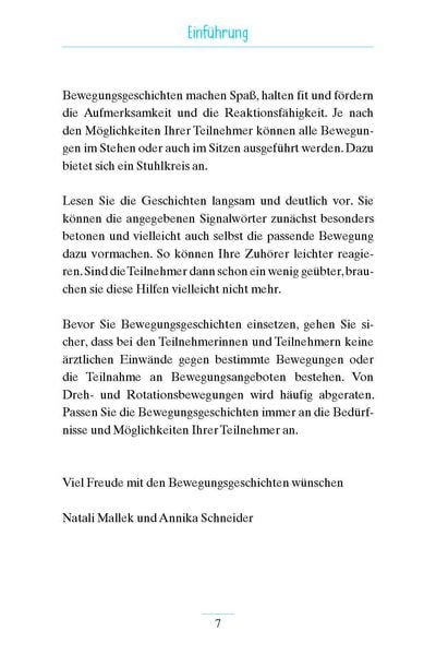 Produktbild: Geschichten zum Bewegen f&uuml;r Senioren