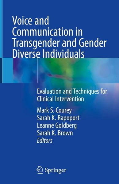 Produktbild: Voice and Communication in Transgender and Gender Diverse Individuals