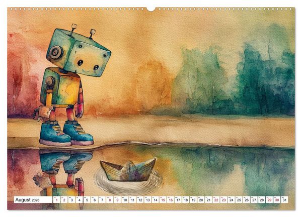 Produktbild: Leevi - Ein Freund zum Tr&auml;umen und Staunen (Wandkalender 2026 DIN A2 quer), CALVENDO Monatskalender
