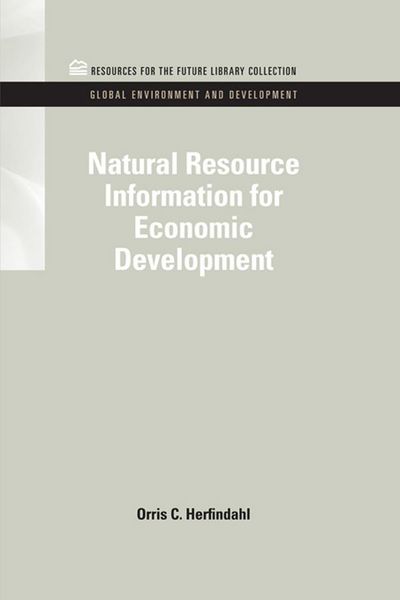 Produktbild: Natural Resource Information for Economic Development