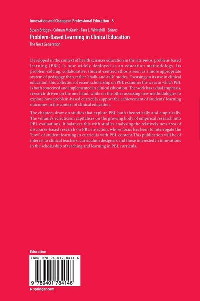 Produktbild: Problem-Based Learning in Clinical Education