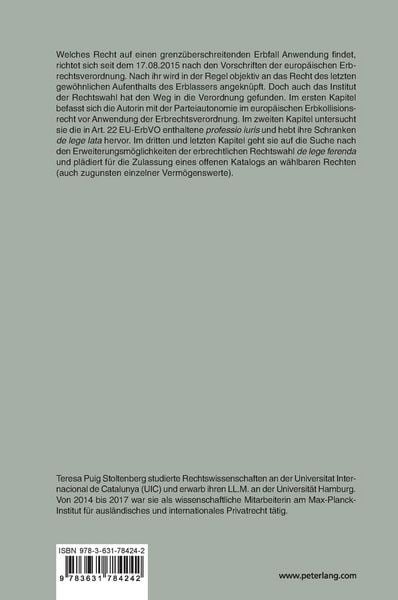 Produktbild: Die Parteiautonomie im europ&auml;ischen Erbrecht