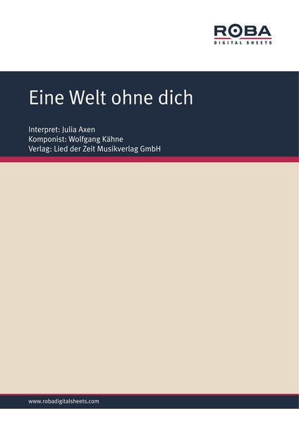 Produktbild: Eine Welt ohne dich