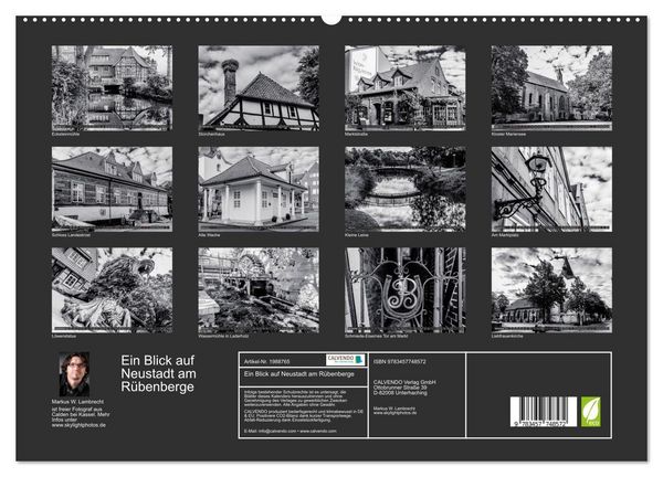 Produktbild: Ein Blick auf Neustadt am R&uuml;benberge (hochwertiger Premium Wandkalender 2026 DIN A2 quer), Kunstdruck in Hochglanz