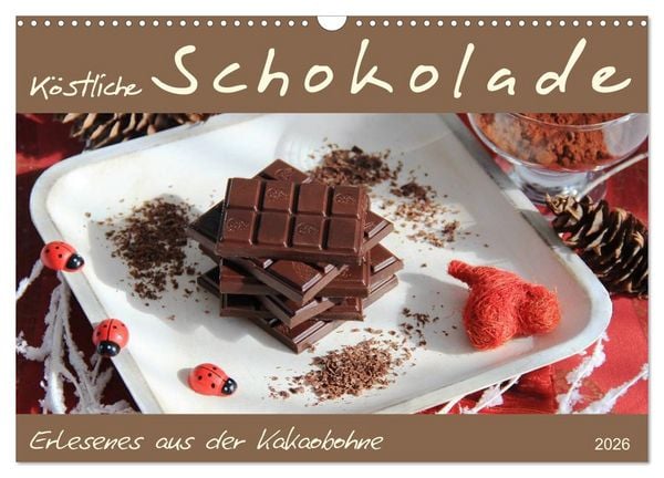 Produktbild: Schokolade - aus der Kakaobohne (Wandkalender 2026 DIN A3 quer), CALVENDO Monatskalender