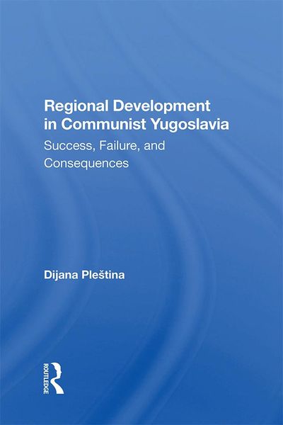 Produktbild: Regional Development In Communist Yugoslavia
