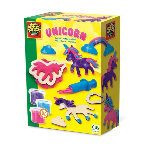 Knete - Einhorn Neonglitzer
