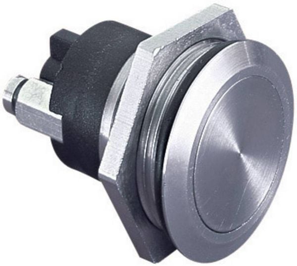 Bulgin MP0037 MP0037 Vandalismusgeschützter Drucktaster 50 V 1 A 1 x Aus/(Ein) tastend (Ø x L) 21.5 mm x 29.6 mm IP68 (Frontplattendichtung) 1 St.