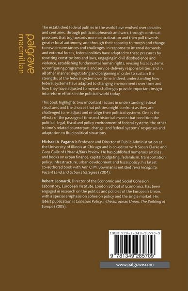 Produktbild: The Dynamics of Federalism in National and Supranational Political Systems