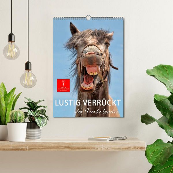 Produktbild: Lustig verr&uuml;ckt - der Tierkalender (Wandkalender 2026 DIN A3 hoch), CALVENDO Monatskalender