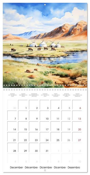 Produktbild: Terres d'habitats (Calendrier mural carr&eacute; 2026 30x30 cm) Calendrier double avec une page pour vos prises de notes