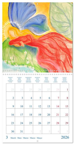Produktbild: Colorful Fairies (Wall Calendar 2026 12 &times; 12 Inch) CALVENDO 12 Month Wall Calendar