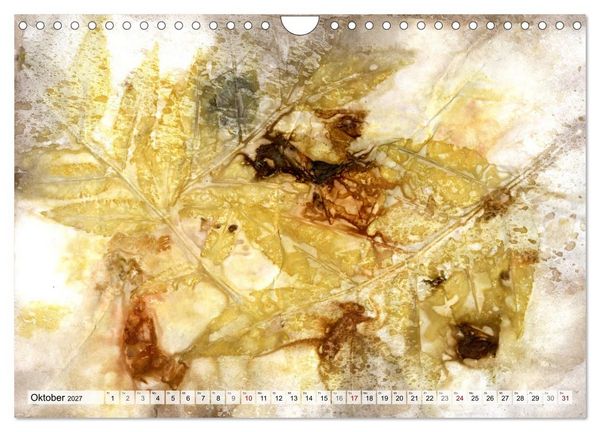 Produktbild: Botanical Printing - Magische Pflanzendrucke (Wandkalender 2027 DIN A4 quer), CALVENDO Monatskalender