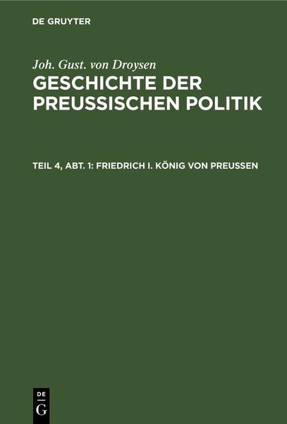 Produktbild: Friedrich I. K&ouml;nig von Preu&szlig;en