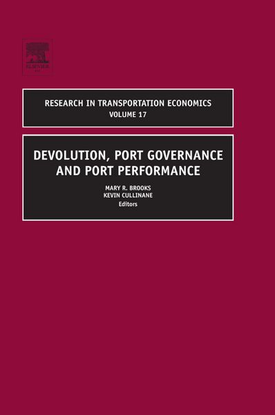 Produktbild: Devolution, Port Governance and Port Performance