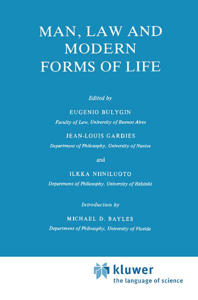 Produktbild: Man, Law and Modern Forms of Life