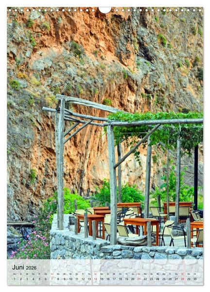 Produktbild: Naturerlebnis Samaria Schlucht auf Kreta (Wandkalender 2026 DIN A3 hoch), CALVENDO Monatskalender
