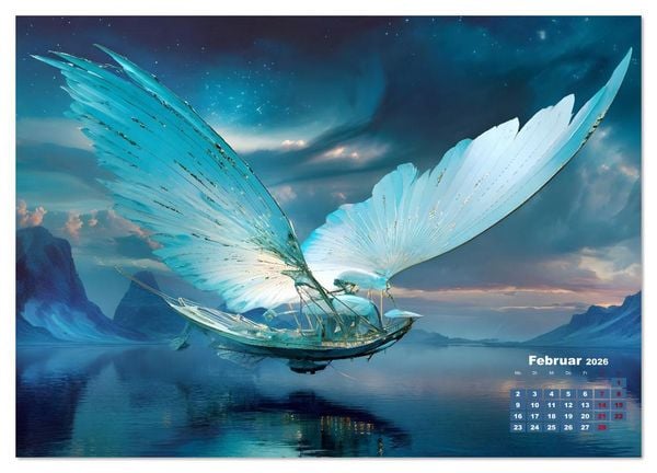 Produktbild: Aerospira (Wandkalender 2026 DIN A4 quer), CALVENDO Monatskalender