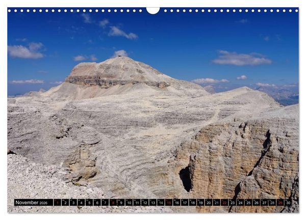 Produktbild: Sellagruppe - Traumhafte Ausblicke in den Dolomiten (Wandkalender 2026 DIN A3 quer), CALVENDO Monatskalender