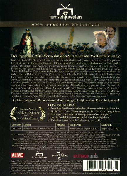 Produktbild: Peter der Gro&szlig;e/Fernsehjuwelen [4 DVDs]