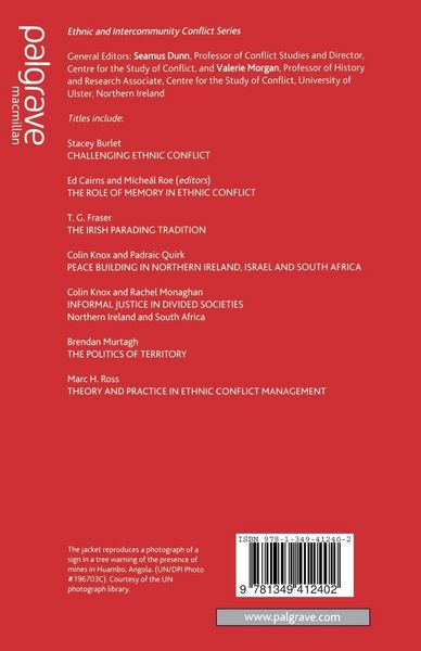 Produktbild: The Role of Memory in Ethnic Conflict