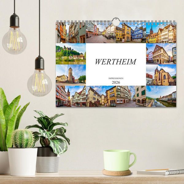 Produktbild: Wertheim Impressionen (Wandkalender 2026 DIN A4 quer), CALVENDO Monatskalender