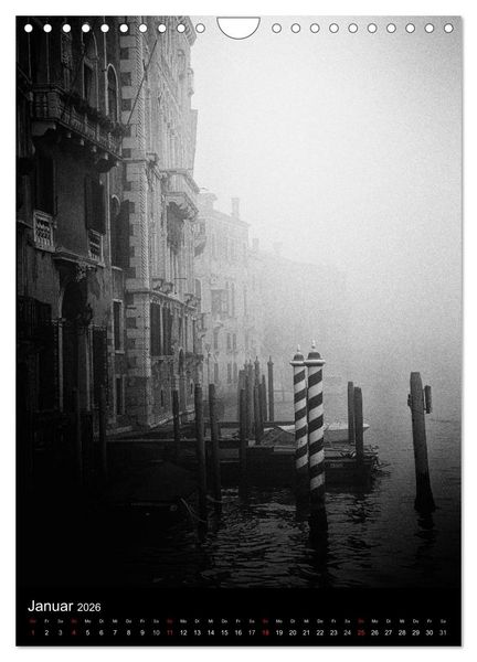 Produktbild: Venice Noir - Das etwas andere Venedig (Wandkalender 2026 DIN A4 hoch), CALVENDO Monatskalender