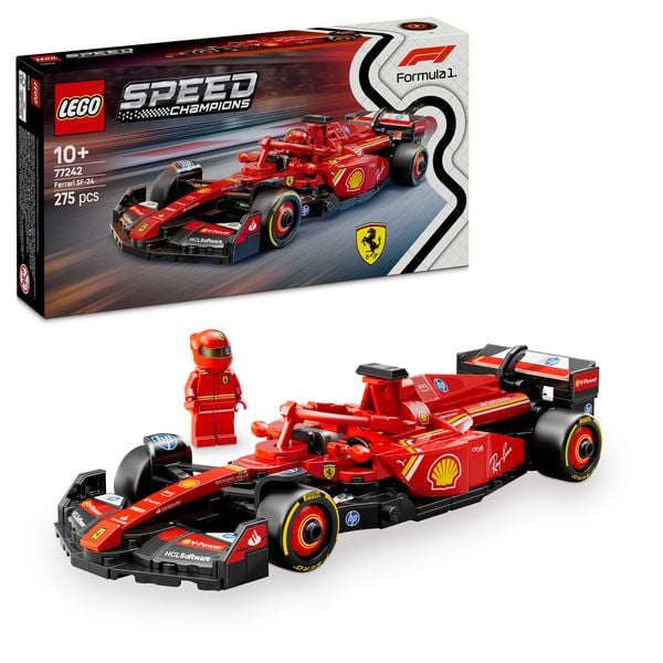 LEGO Speed Champions Ferrari SF-24 F1 Rennauto - Spielzeug Auto 77242