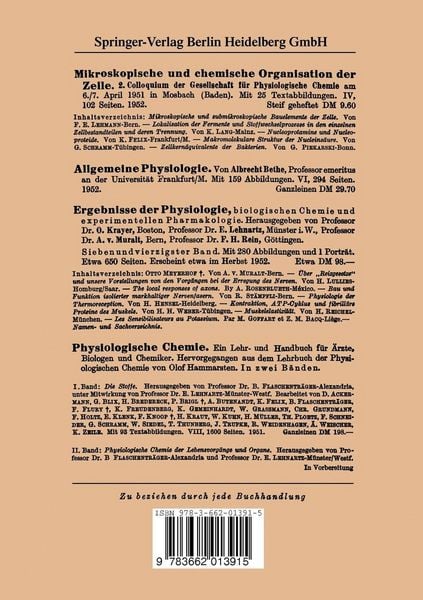 Produktbild: Die Chemie und der Stoffwechsel des Nervengewebes