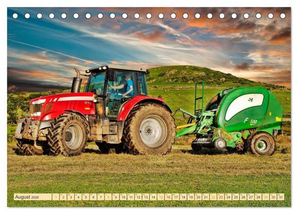 Produktbild: Landwirtschaft - die Zukunft ist digital (Tischkalender 2026 DIN A5 quer), CALVENDO Monatskalender