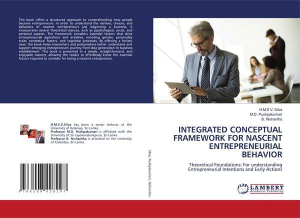 Produktbild: Integrated Conceptual Framework For Nascent Entrepreneurial Behavior