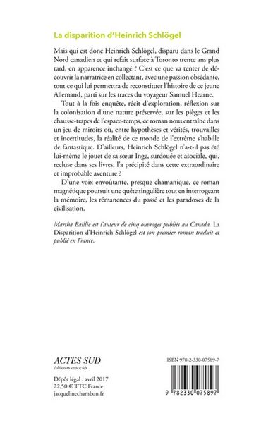 Produktbild: La disparition d'Heinrich Schl&ouml;gel