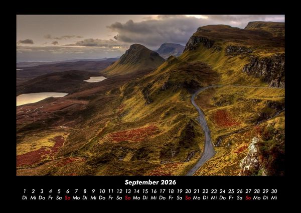 Produktbild: Landschaftskalender 2026 Fotokalender DIN A3