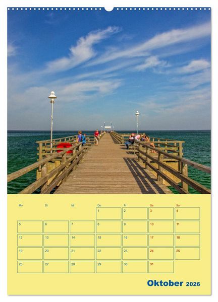 Produktbild: Sehnsuchtsort Fischland-Dar&szlig;-Zingst (hochwertiger Premium Wandkalender 2026 DIN A2 hoch), Kunstdruck in Hochglanz