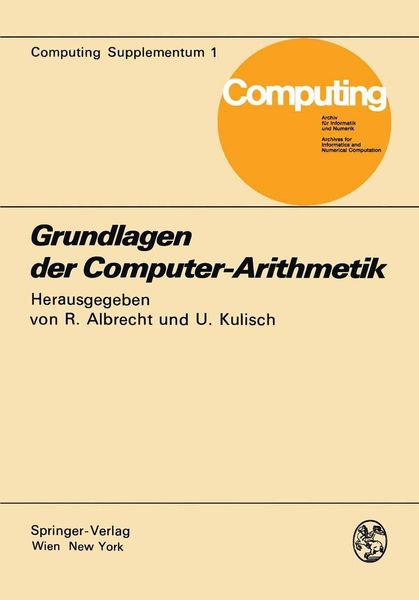 Produktbild: Grundlagen der Computer-Arithmetik