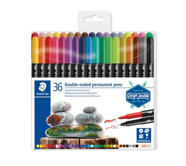 Produktbild: STAEDTLER Doppelfasermaler Duo permanent 36er Set