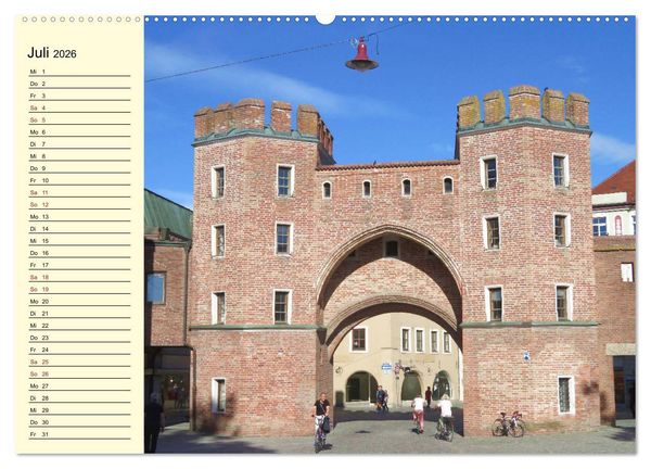 Produktbild: Landshut erleben (hochwertiger Premium Wandkalender 2026 DIN A2 quer), Kunstdruck in Hochglanz