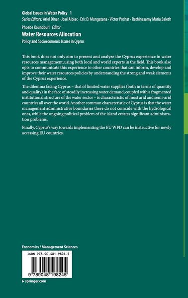 Produktbild: Water Resources Allocation