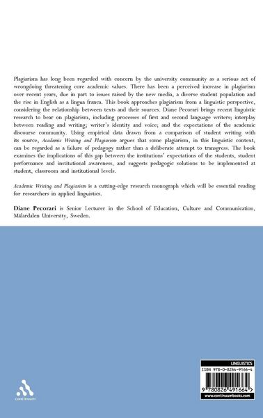 Produktbild: Academic Writing and Plagiarism