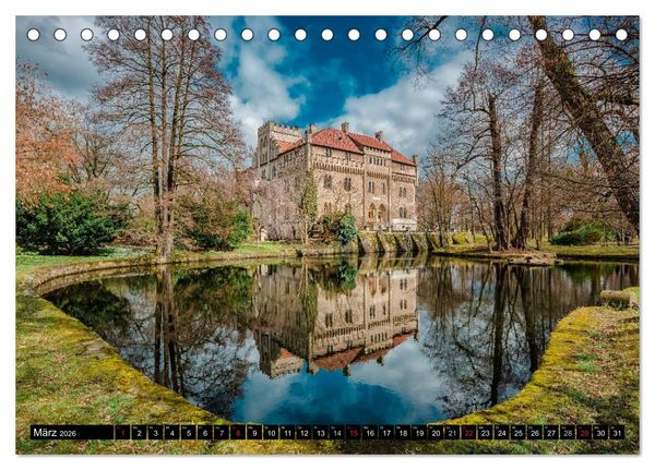 Produktbild: Sachsens Schl&ouml;sser (Tischkalender 2026 DIN A5 quer), CALVENDO Monatskalender