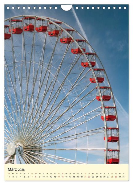 Produktbild: Riesenrad - hoch hinaus (Wandkalender 2026 DIN A4 hoch), CALVENDO Monatskalender