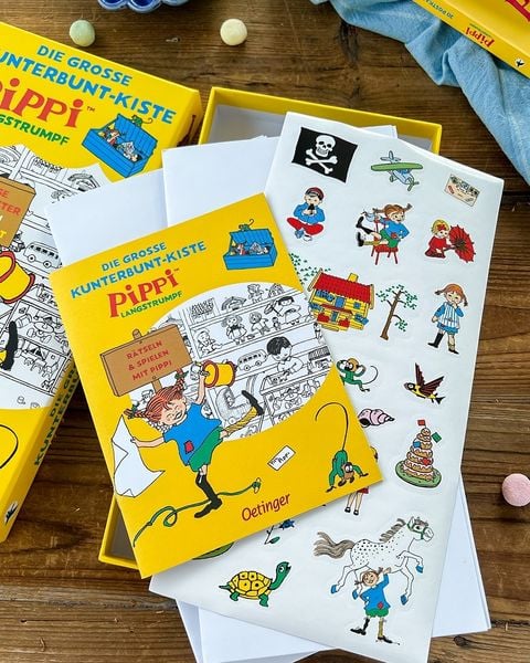 Produktbild: Pippi Langstrumpf. Die gro&szlig;e Kunterbunt-Kiste